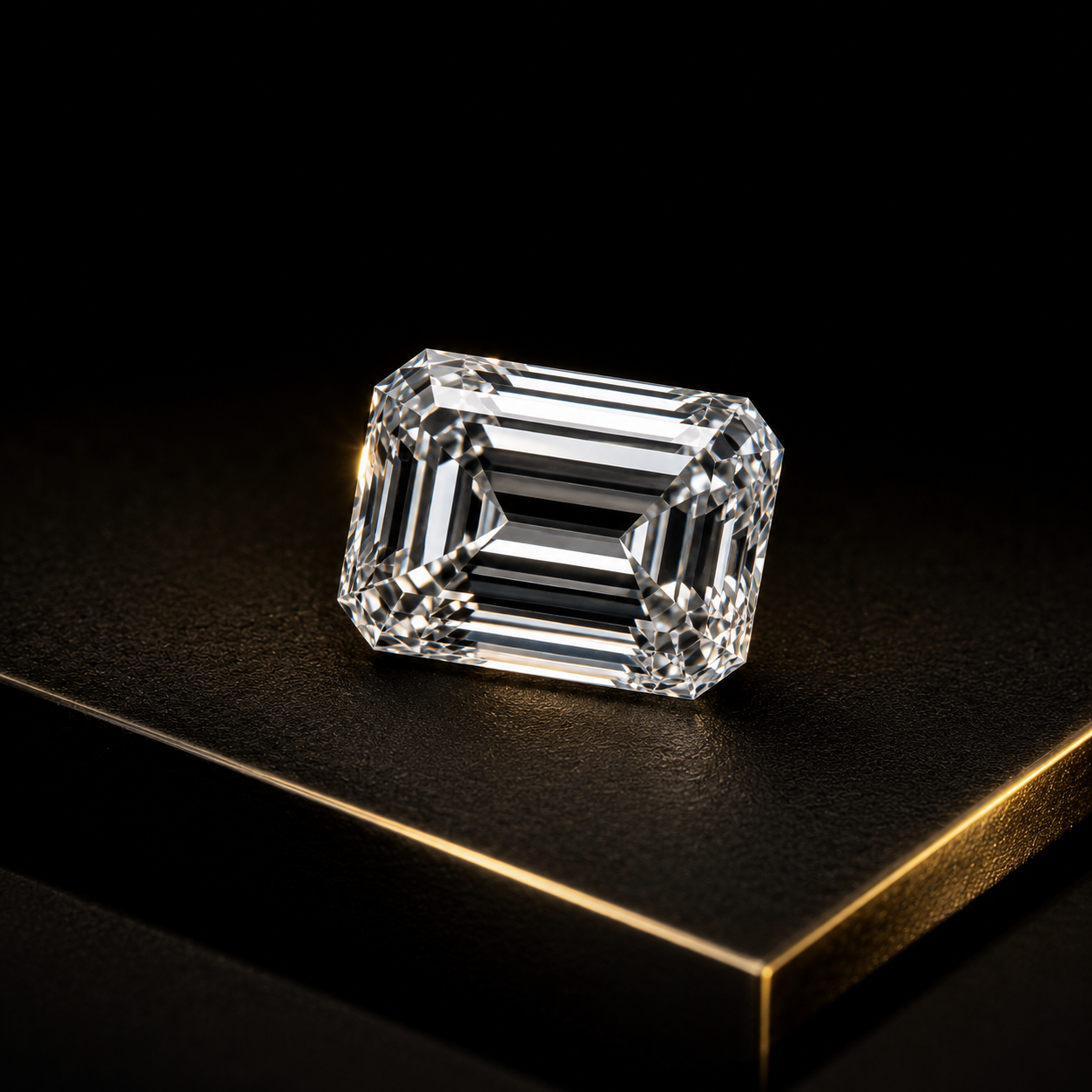 Emerald-Cut Polished Diamond