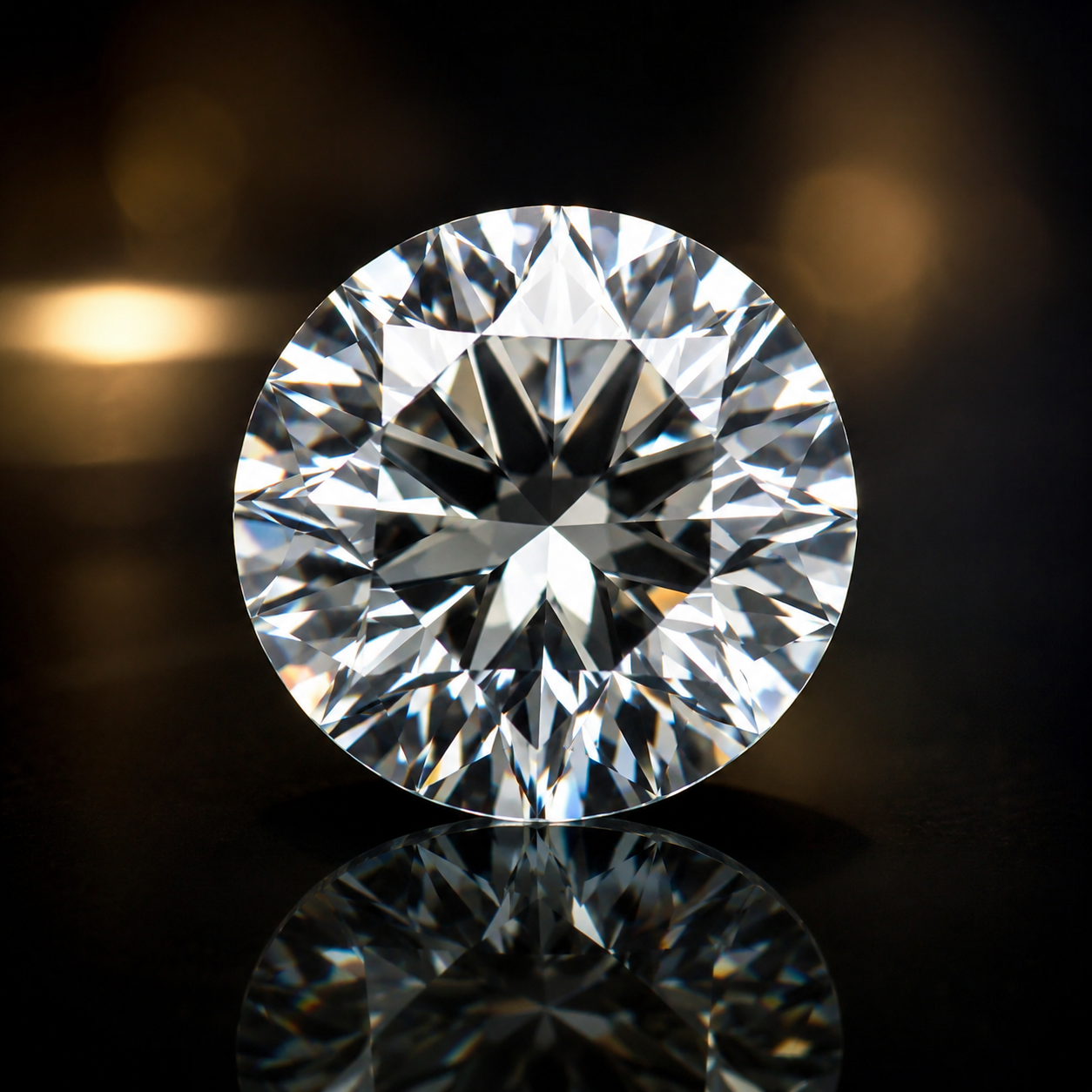 Round Brilliant-Cut Close-Up
